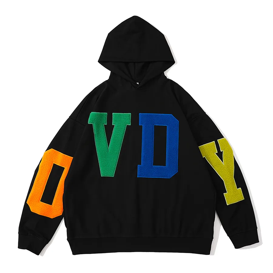 Autumn Sweatshirts Big Letter Embroidery Hoodie For Men Women Superior Trend Fleece Hoode Pullovers