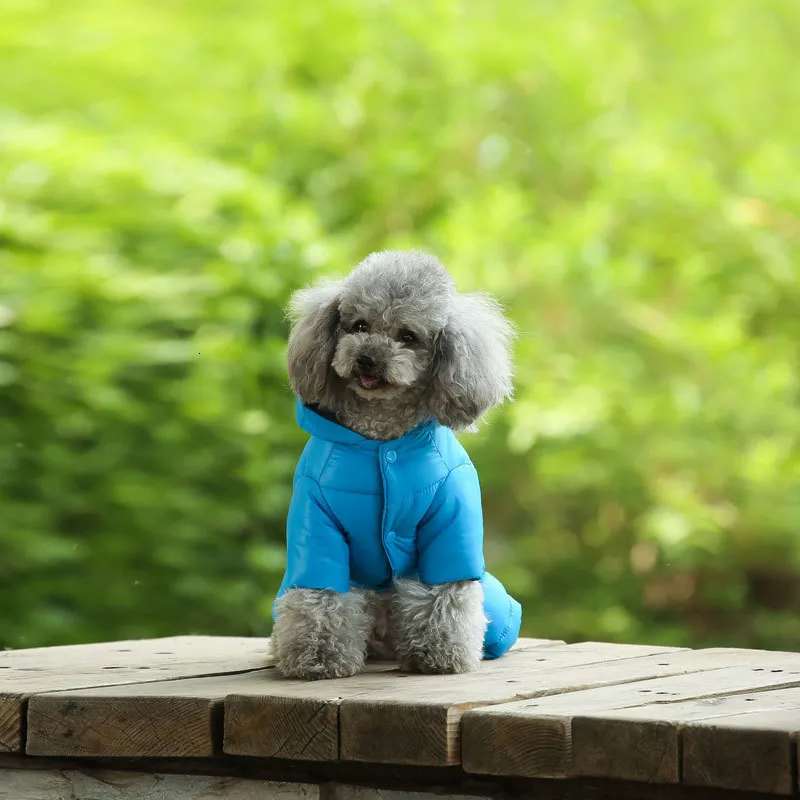 Simply Dog Fleece Hoodie Warm Winter Down Jacket Pet Dogs Costume