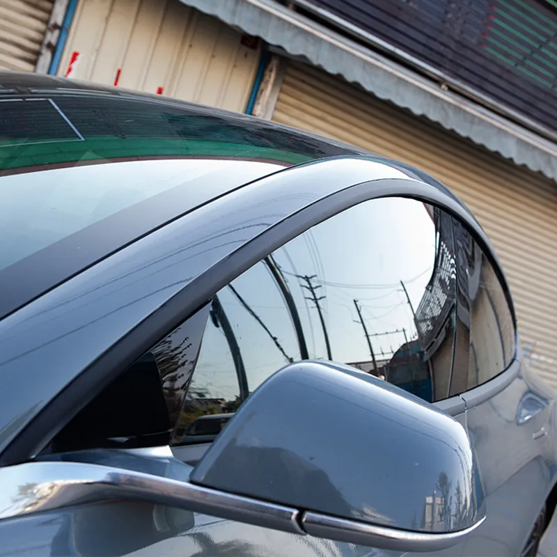 Autofensterrahmenaufkleber Für Tesla Model 3 2017–2022,  Außendekorationszubehör, PVC Türgriff, Schwarze Schutzzierstreifen Von  29,41 €