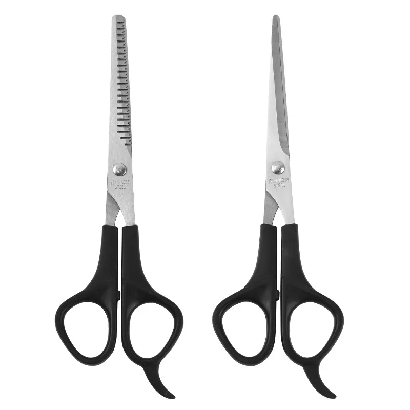 Haarschere aus rostfreiem Stahl Friseur Flachblatt Schere Sch￶nheit Friseur Z￤hne Dressing Werkzeug Gro￟handel Gro￟handel
