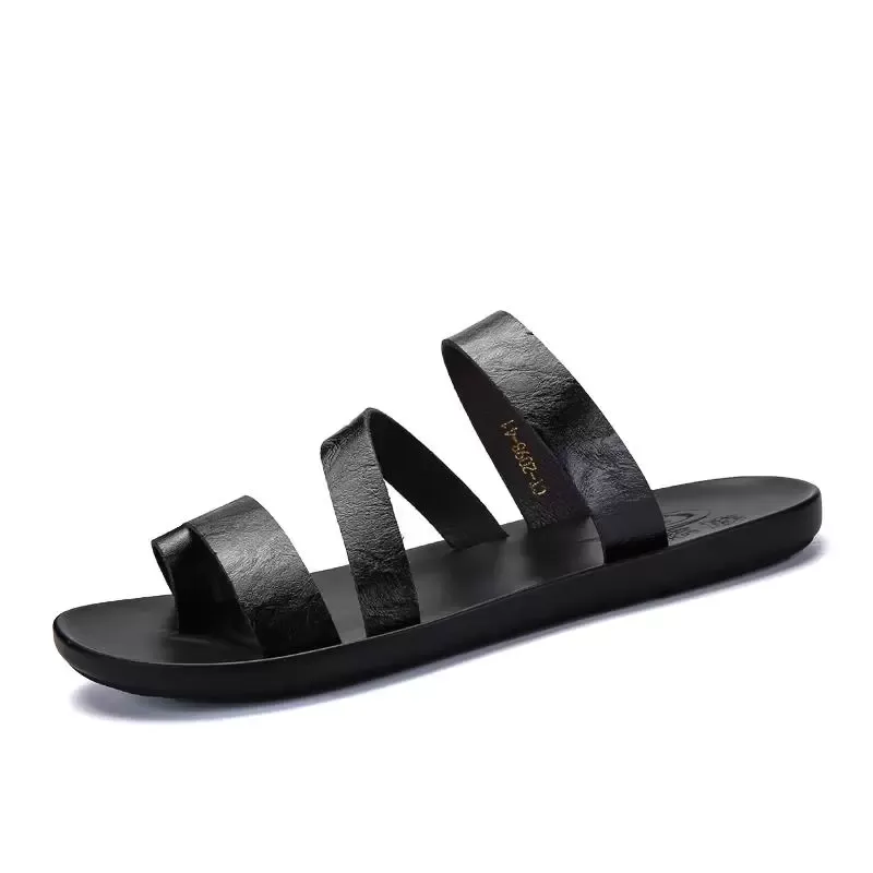 Casa Shoes Zandalias Man Cuero Beach Sandals Slippers Rubber Romanas Leather Deportivas Summer Roman Sandalias Cuir Sandalle