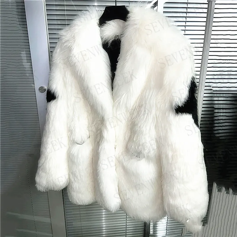 Giacche di pellicce imitazione per donne designer di lusso giacca peluche da donna cappotto da matrimonio cappotto da donna di alta qualità