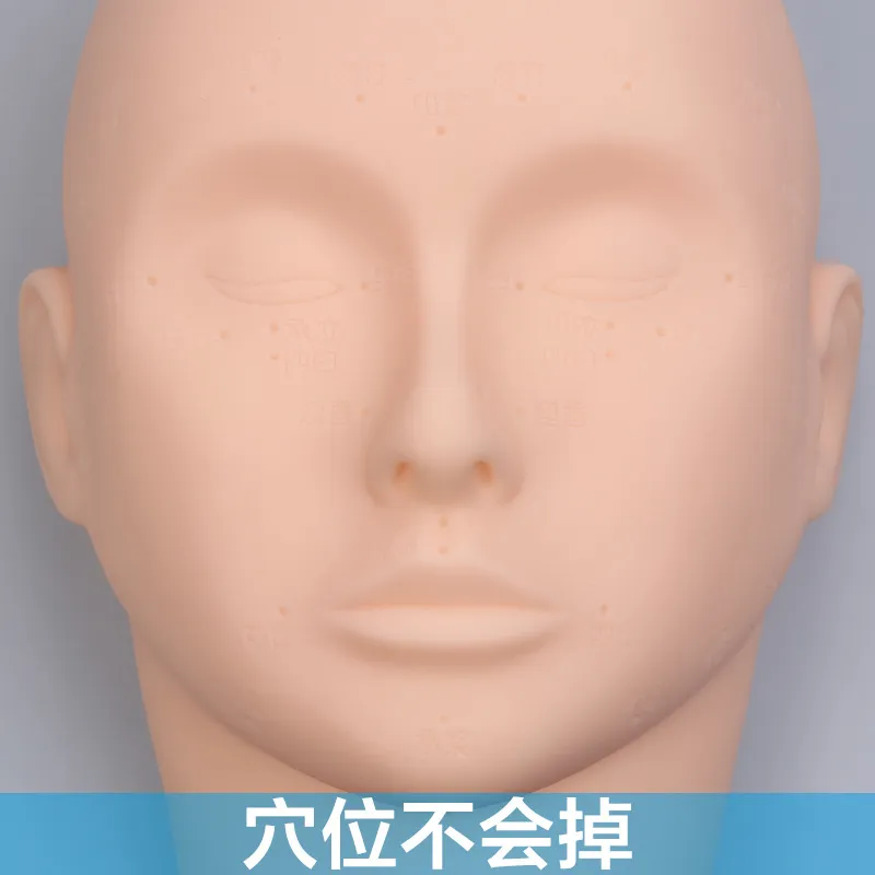 Cosmetology Head Doll for Practice - Facial Massage Model, Makeup ...