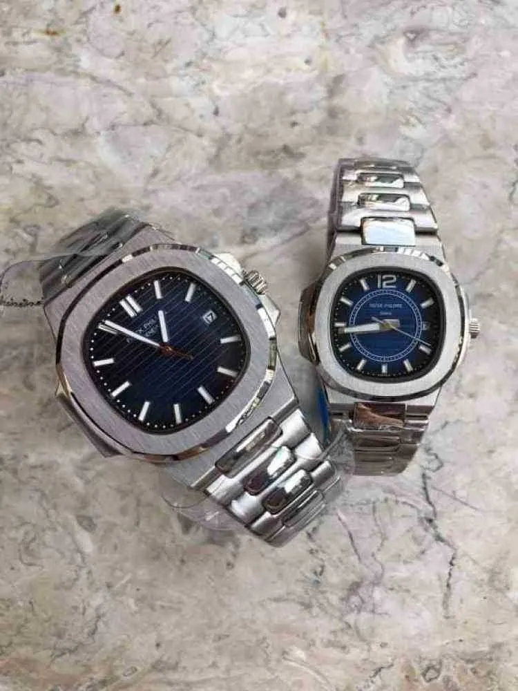 Pakters Relógios de luxo para homens Pate Philipp relógio Patk Philpe casal relógio pacote completo