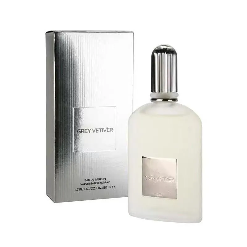 Frasco de vidro para perfume masculino spray Grey Vetiver perfume masculino EDP 100ml