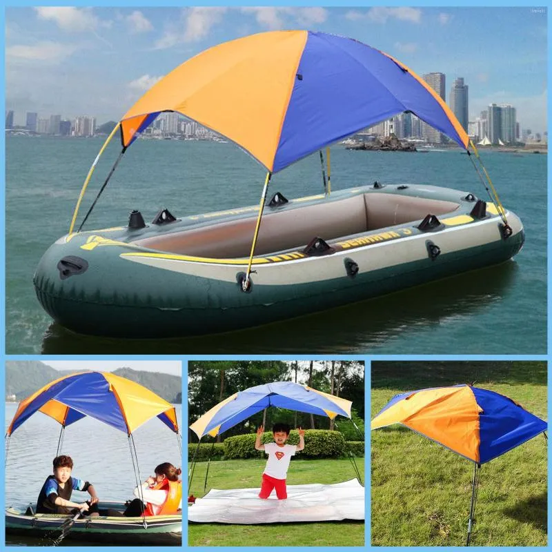 Zelte und Unterstände, 3-Personen-Schlauchboot-Markisen, Planenzelt, einfacher Aufbau, Sonnenschutz, wasserdicht, Kajak-Rafting-Zubehör