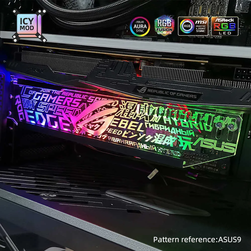 SUPPORTO SCHEDA GRAFICA lamiera zincata supporto GPU verticale supporto