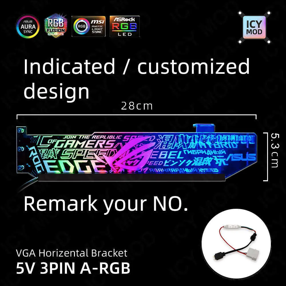 EZDIY-FAB Supporto Per Scheda Grafica GPU, Supporto Per