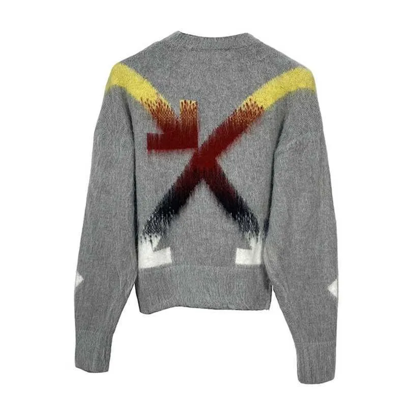 Off white grey sweater sale