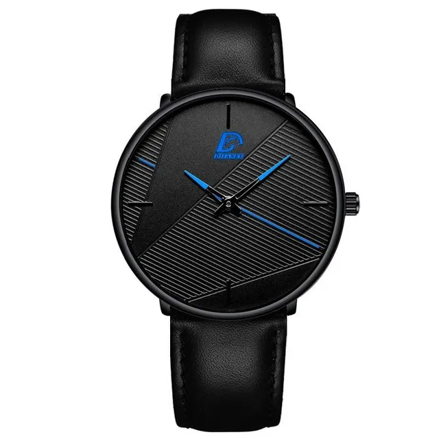 HBP -klockor f￶r herrkvartsklocka Designer Sports armbandsur Black Dial Montres de Luxe