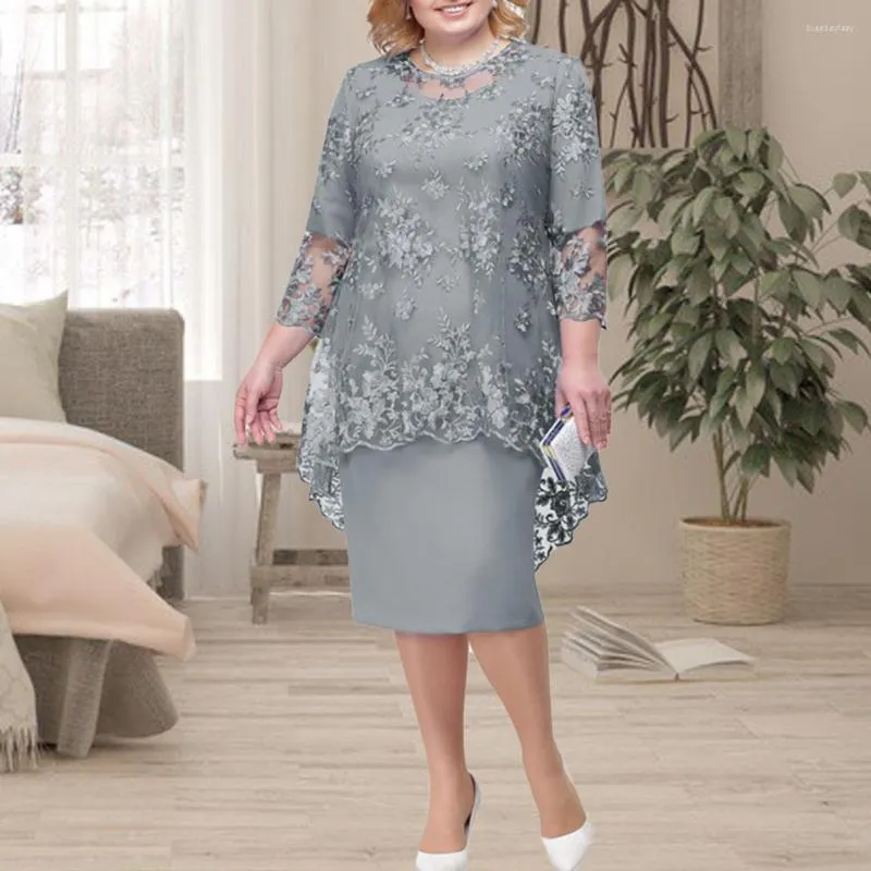 three quarter sleeve plus size formal dresses Ella White Off Shoulder Formal Dress main image 0