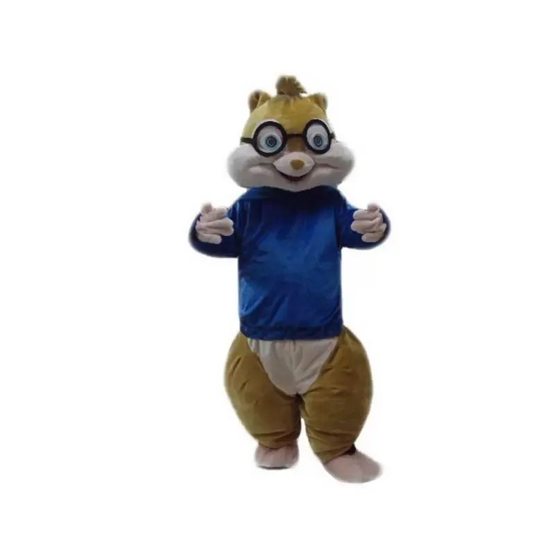 La mascotte calda dello scoiattolo di vendita della fabbrica Costumes l'adulto Sz del personaggio dei cartoni animati