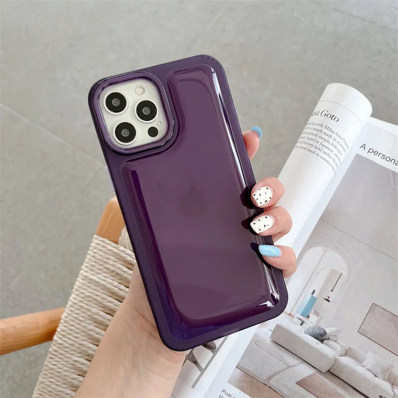 iPhone 15 14 Plus 13 12 11 Pro Max XR XS X携帯電話バックカバーCAPA Funda Protective Case の衝撃プルーフゼリーソフトケース