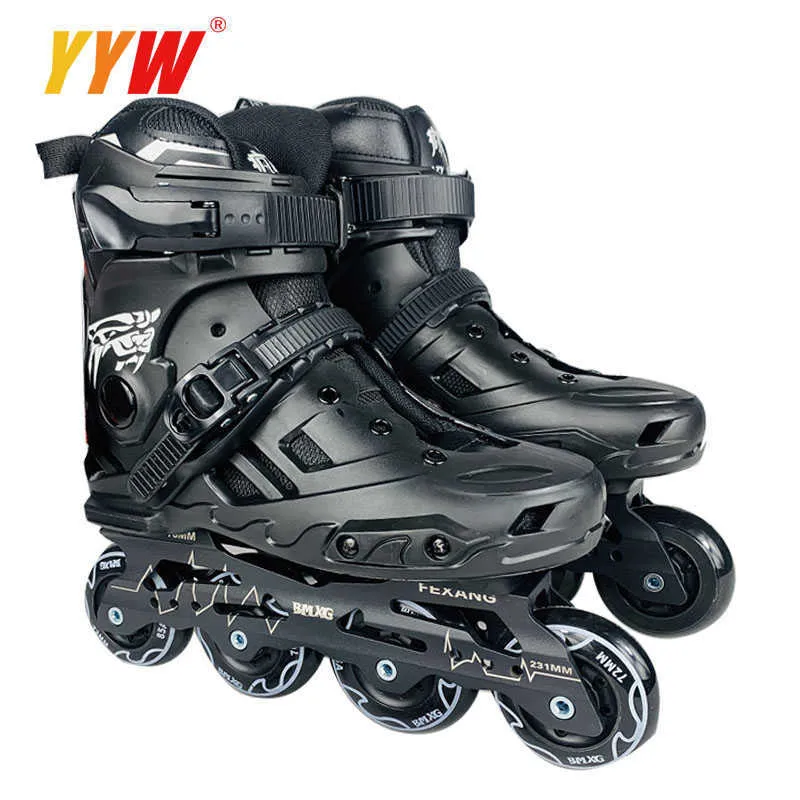 Pattini da ghiaccio Inline Adult Roller 85a 72mm 74mm Wheeled 4 Wheels Scarpe Skate Sneakers Rulli Scarpe sportive per adulti Taglia 35-44 Patines L221014