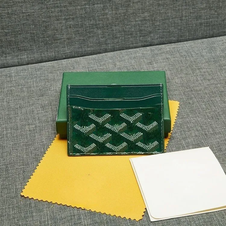 Designer Mens Card Holder With Pattern Print Luxury Short Wallet Leather Purse Men Women Credit Clutch Mini Bag Cardholder Designer Case 447