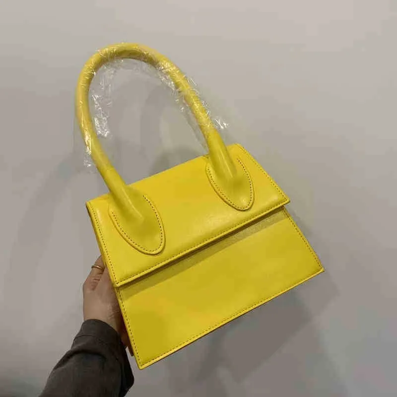 Mini Bag Women Summer 2022 Nieuwe fel kleur populair meisje Satchel cross-body tas een schoudertas handtas