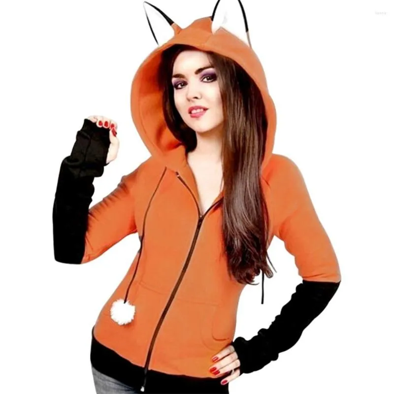 Herrtröjor anime orelhas cosplay hoodie öron huva halloween tröjorshirt