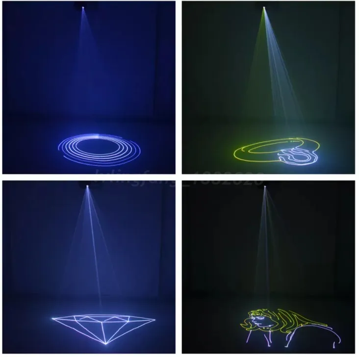 AUCD 500mW RGB Fullcolor Laser Lighting For Animation, Scan, And