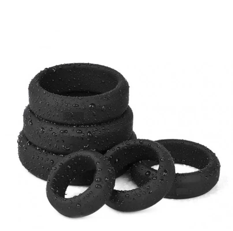 Beauty Items volwassen sexy gereedschap Siliconen penis cockring 6 size Mannelijke extender Eikel ring bdsm Bondage speelgoed voor mannen testikels erotische gay