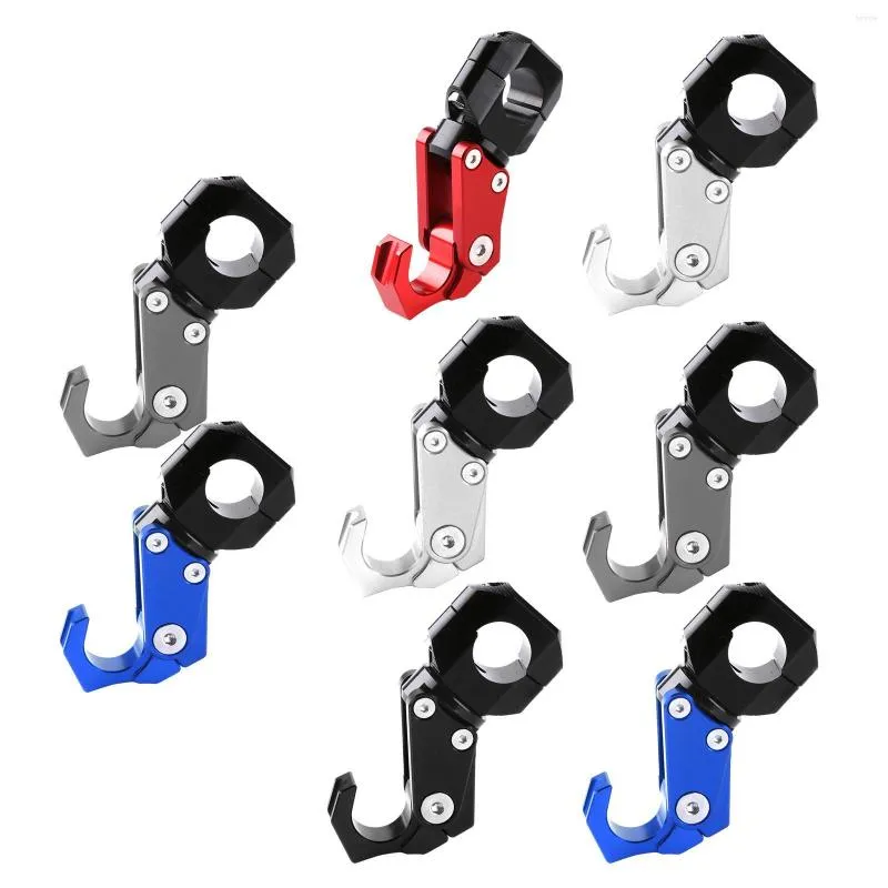 Motorhelmen 1 Motorbike Haak Helmhouder Aluminium Aluminium Legering Bagage Mount en opslag Hanger Universal Reserveonderdelen Moto accessoire