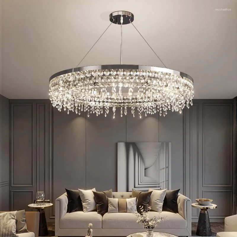 Kroonluchters licht luxe kroonluchter kristal woonkamer hoofdlamp dineren postmoderne high-end sfeer Italiaanse lampen