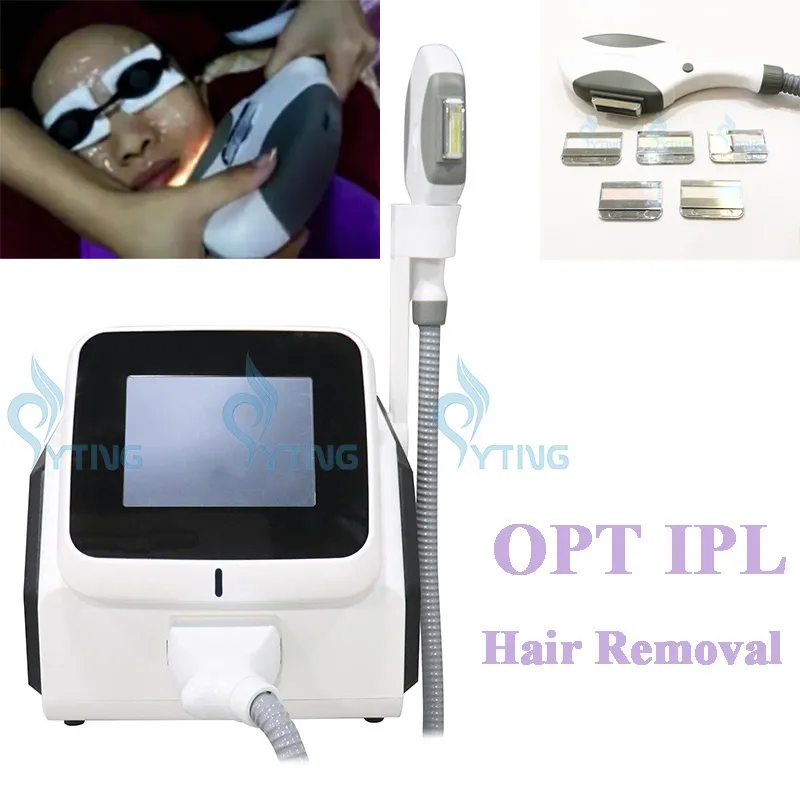 Máquina de remoção de pêlos permanente IPL OPT removedor de pêlos rejuvenescimento da pele pigmento tratamento para acne uso em salão de beleza