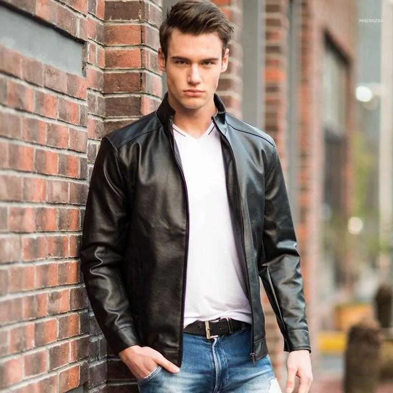 Men's Winter Leather Jacket: Black Motorcycle Style Faux Fur Overcoat  Warm Stylish, Sizes Up to 3XL/4XL, Shop Now!