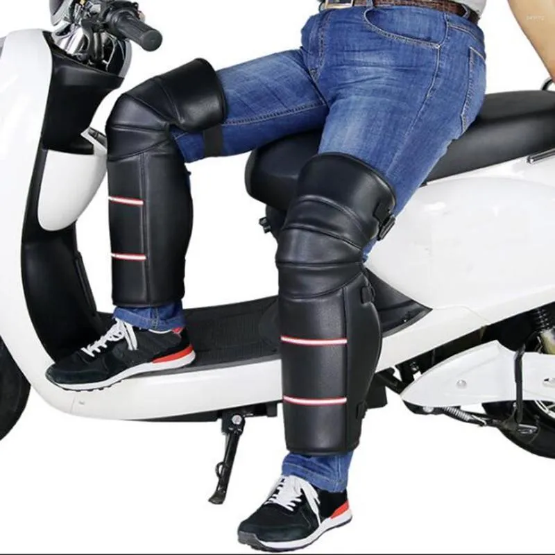 Motorcycle Armor Pair Winter Warmer Knee & Leg Pads Protector For Motorcyle Scooter