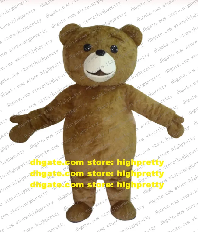 TED TEDDDY URSO MASCOT Costume adulto desenho animado Toço de caráter de traje Business Street CX2026