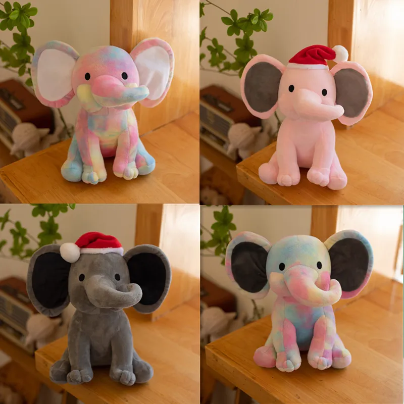 Oreiller Éléphant Peluche Coton Poupée Coussin Jouet Bébé Enfants