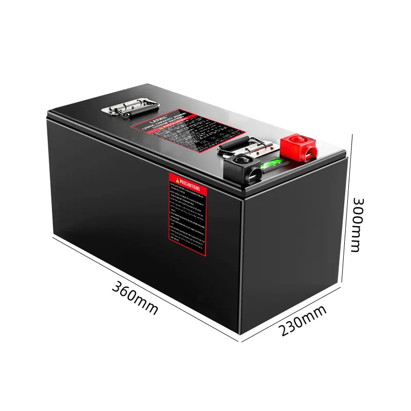 Pacco batteria LiFePO4 12V400Ah 12,8 V Durata utile fino a 13 anni Carrello da golf Carrello elevatore Macchina navale Accumulo di energia solare Sistema fotovoltaico Elettricità domestica