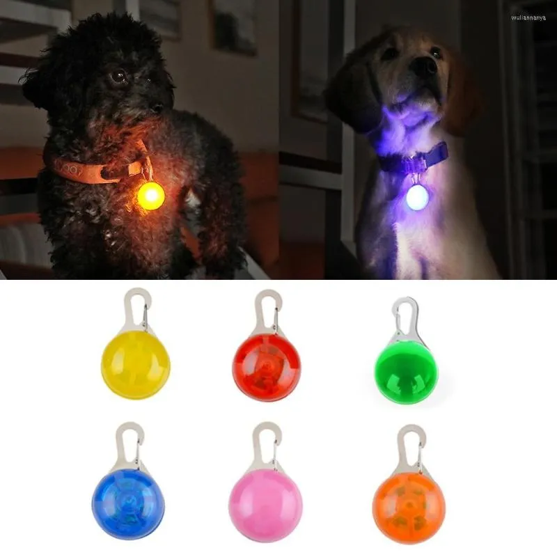 Dog Collars Led Pet Collar Glowing Pendant Night Safety Leads Necklace Luminous Bright Decor For Cats Light