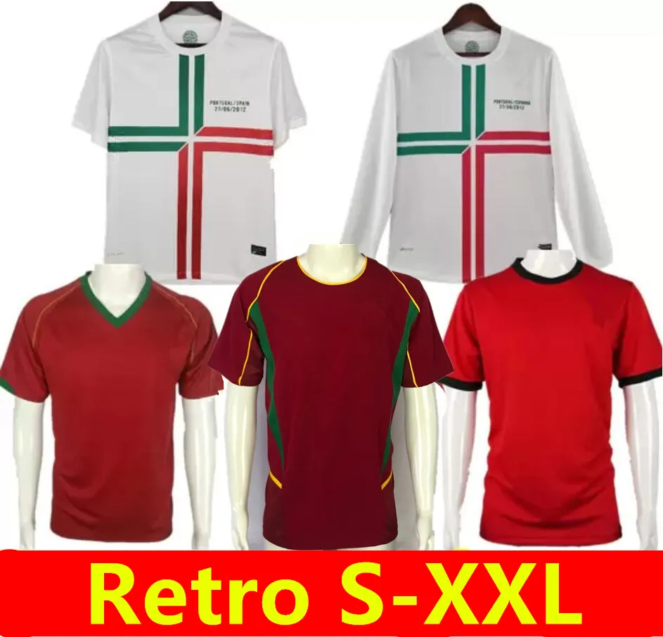 2012 2013 RONALDO Retro Fußballtrikot 2002 2004 2006 RUI COSTA FIGO NANI Classic 66-69 Fußballtrikots Camisetas de futbol Portugiesischer Vintage