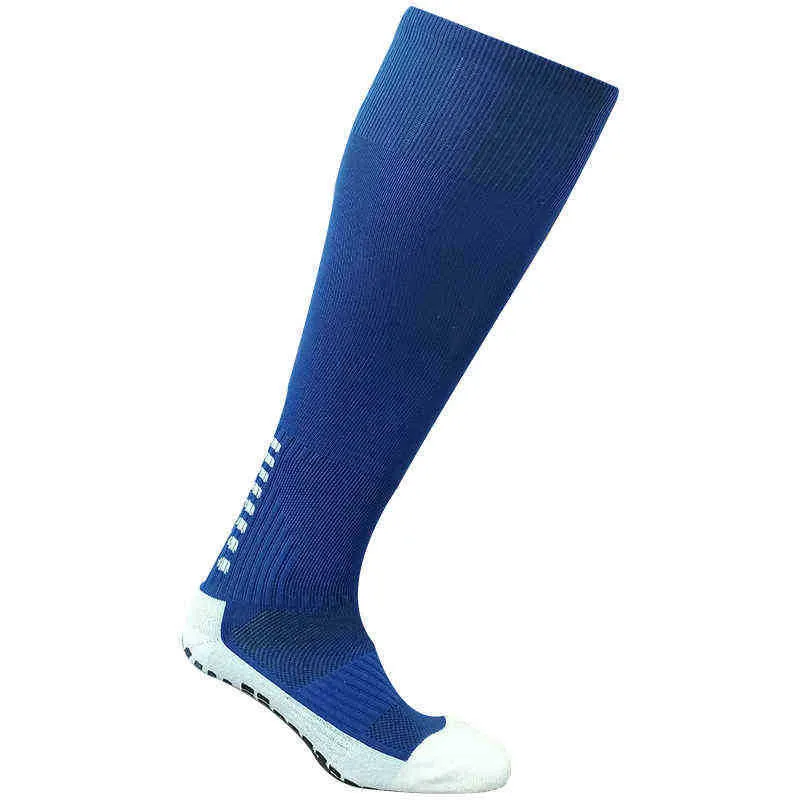 PERMANENTLY001 grip sokken voetbal heren antislip dames gripy yoga sokken gewatteerd anti-blaar sport training crew sokken rugby hardlopen basketbal 36-43 wit M 4P