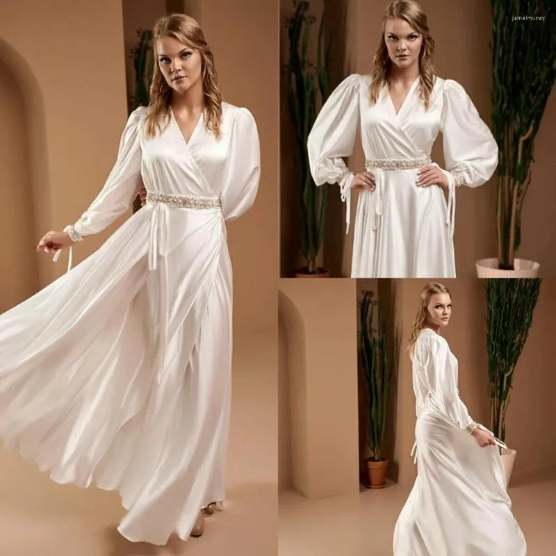 Wraps Women Silk Bathrobe Perspectief Robe Nighthady Pyjama Sleepwear Intimates Slaap