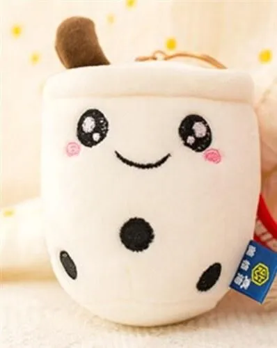 Oreiller Peluche Bubble Tea 50 Cm - Tasse De Thé Au Lait En Peluche, Doux, Moelleux, Cadeau Enfant Ou Adulte, Anti-stress