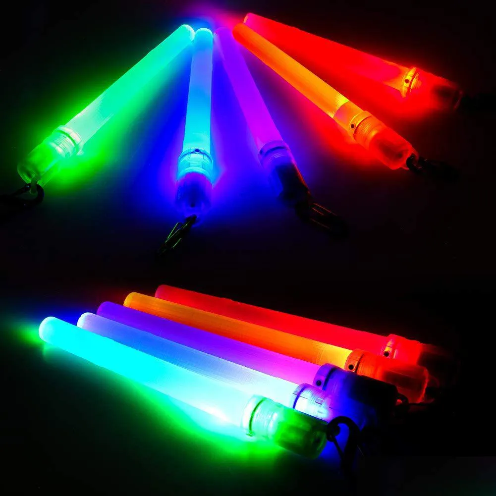 パーティーデコレーションパーティーの装飾LEDグロースティック1つのモードで再利用可能なミニ懐中電灯
