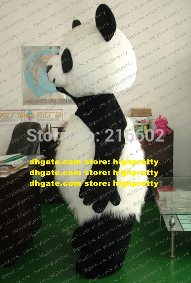 New Version Chinese Giant Panda Bear Mascot Costume Adult Cartoon Character  Drum Up Business Hilarious Funny CX4018 From 67,71 €