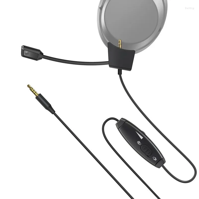 Micrófonos Gaming Boom Mic con control de volumen para auriculares Sony WH-1000XM4/1000XM3 Micrófono universal con cancelación de ruido de 3,5 mm