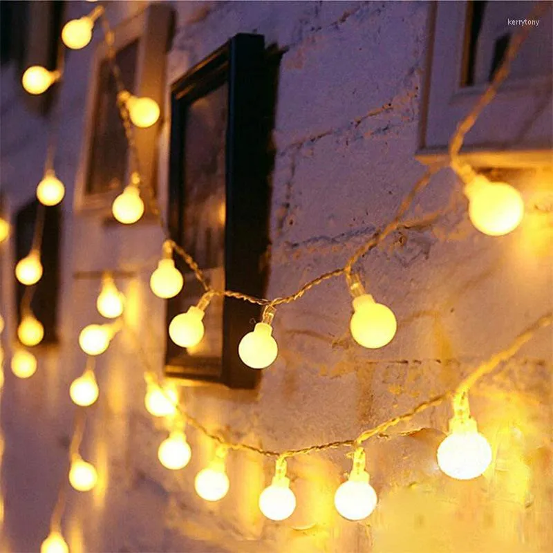 Strings String Lights Bulb Waterproof 6M 40 LED Fairy Light Garden Lightingt For Patio Gazebo Bedroom Party Decorations
