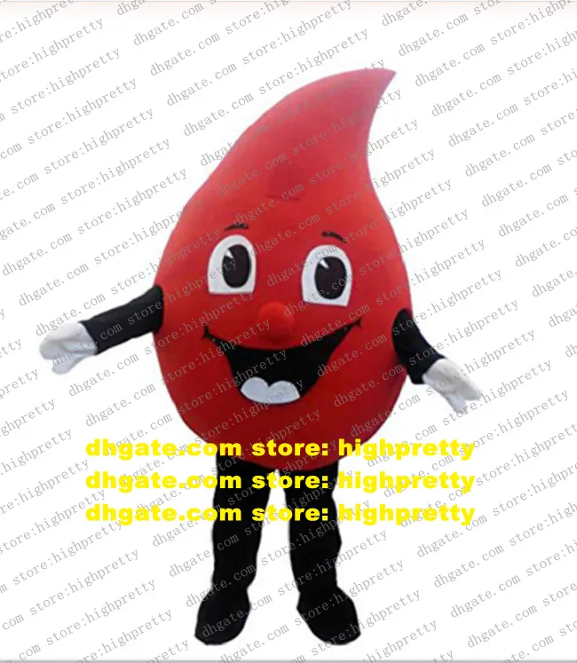 Red Drop of blood Mascot Costume Adult Cartoon Character Outfit Suit COSPLY Role-play Halloween All Hallows CX037