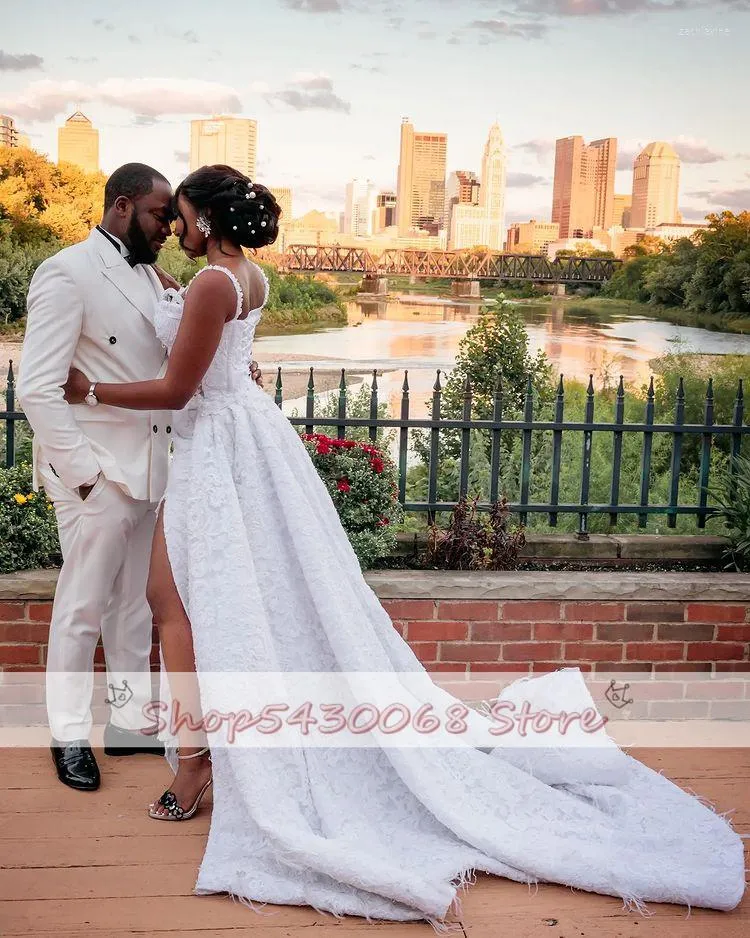 2022 Sexy Mermaid Wedding Dress Slit With Detachable Train Spaghetti Straps Lace Back And Backless Design Perfect For The Modern Bride From Zachlavine 169.24 DHgate.Com