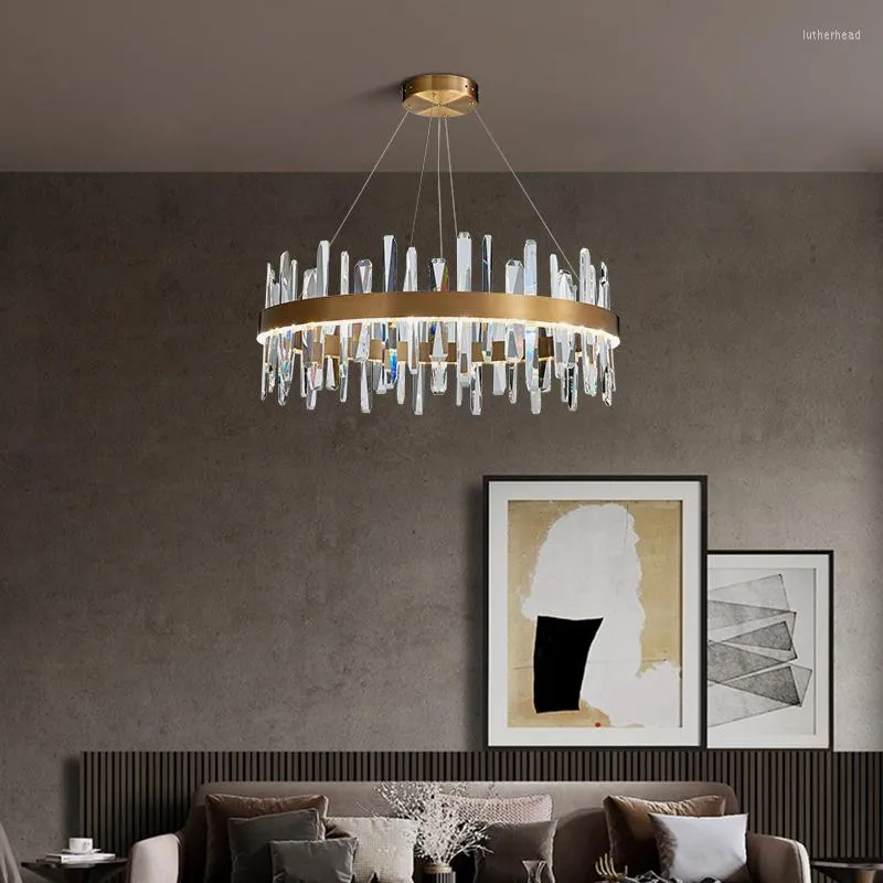 침실 빌라 레스토랑 강당 거실 실내 가정 장식 조명 램프를위한 샹들리에 북유럽 현대 LED 샹들리에 조명