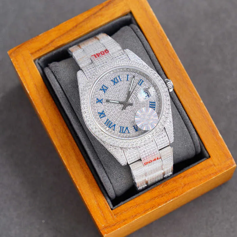 2023FTYY Wristwatches Classic Watch Mens Diamond Watch Automatic Mechanical WristWatch 40mm WristWatch Sapphire Stainls Steel Strap Montre de luxe