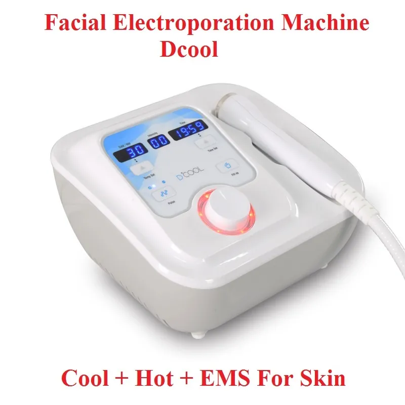 3-in-1 DCOOL Cool & Hot Electropration Face Lift Machine for Skin ...