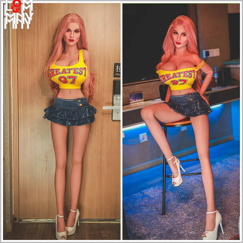 A Sex Doll LOMMNY KULsyre Fat Sex Doll Soft Big Boobs Thick Ass Robot Anime Dolls Lifelike TPE Oral Vagina Anus Adult Toys for Men