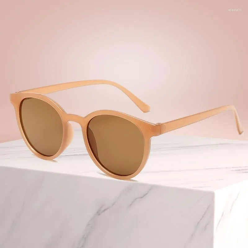 Okulary przeciwsłoneczne 2022 Vintage okrągły design damskie rama fahsion okulary mężczyźni Outdor okulary przeciwsłoneczne lustro uv400