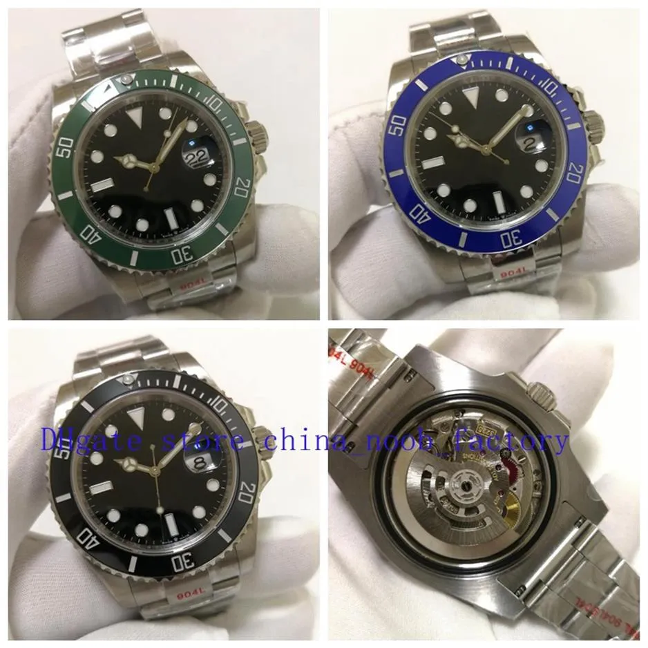 3 kleuren 2021 nieuw model Cal 3235 904L versie horloges heren 41 mm 126610 126610ln 126619 zwart blauw groen Cerachrom keramiek B316q