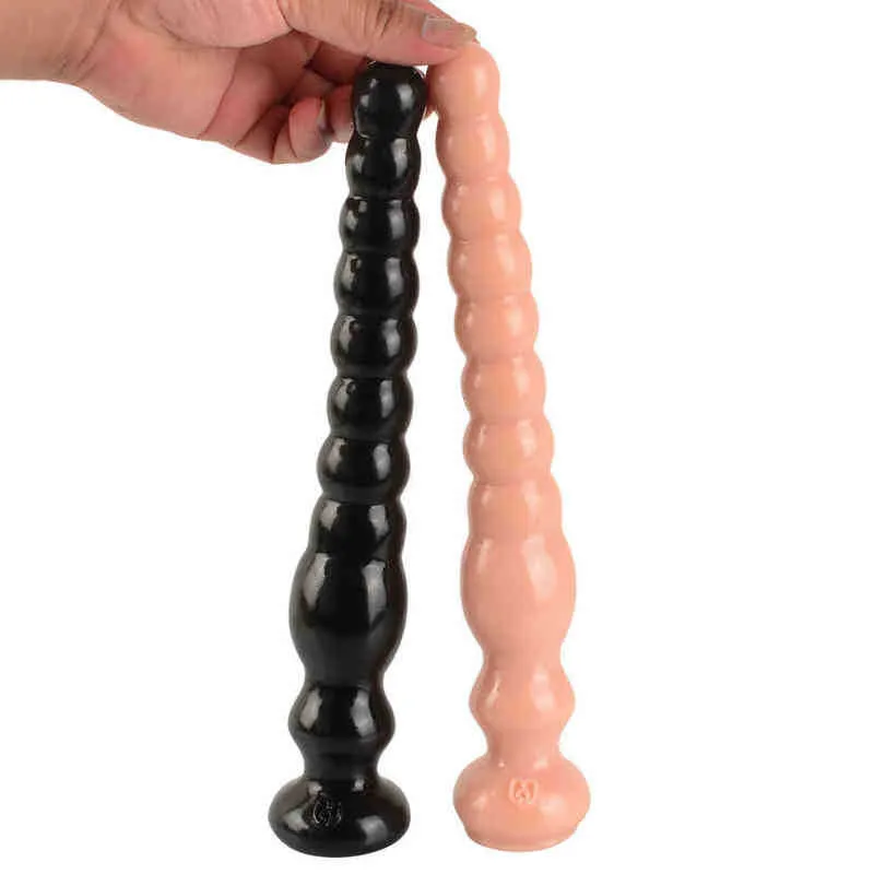 Anal Toys Anus Backyard Beads Balls Long Plug Avec Ventouse Prostata Massage Butt Sex Toys Pour Femmes Hommes Adultes Produits Adult Toy 0930