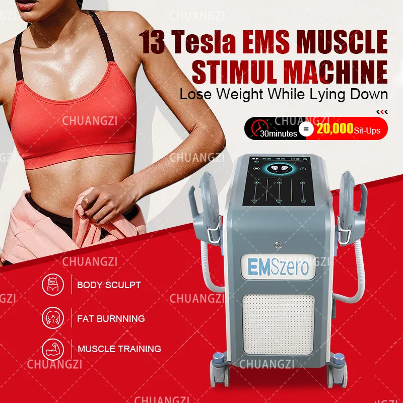 emszero dls-emslim ems proエレクトロ磁気筋肉刺激装14テスラRf emszero neo body彫刻マシンpelvicフロアトレイン